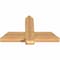 Ekena Millwork Eugene Smooth Timber Gable Bracket, Western Red Cedar, 36"W x 21"H x 3 1/2"D x 5 1/2"F, 14/12 Pitch GBW036X21X0406EUG00SWR - alternate 5